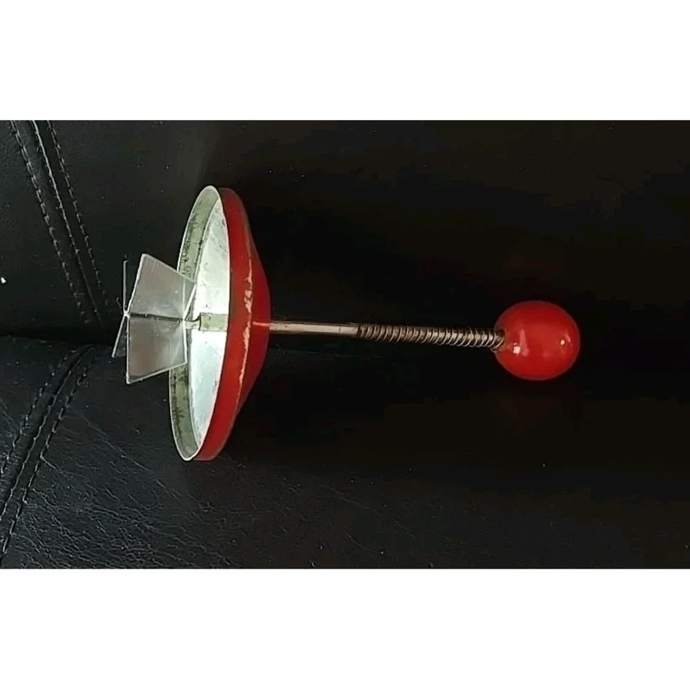 Vintage Red Kitchen‎ Utensil Food Chopper Cutter Mincer Tool Primitive